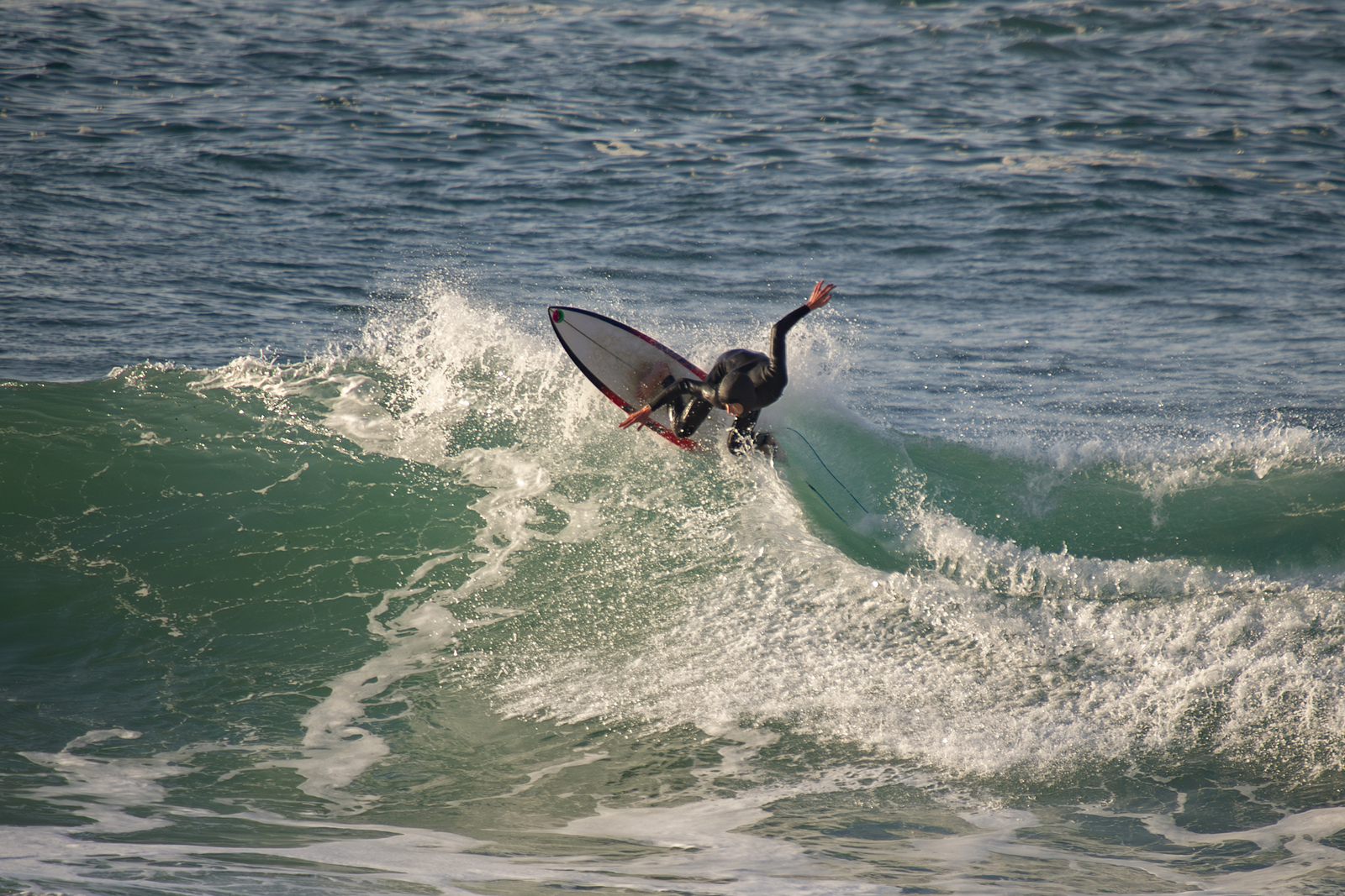 Atardecer Surfeando en Zurriola, Playa de Gros