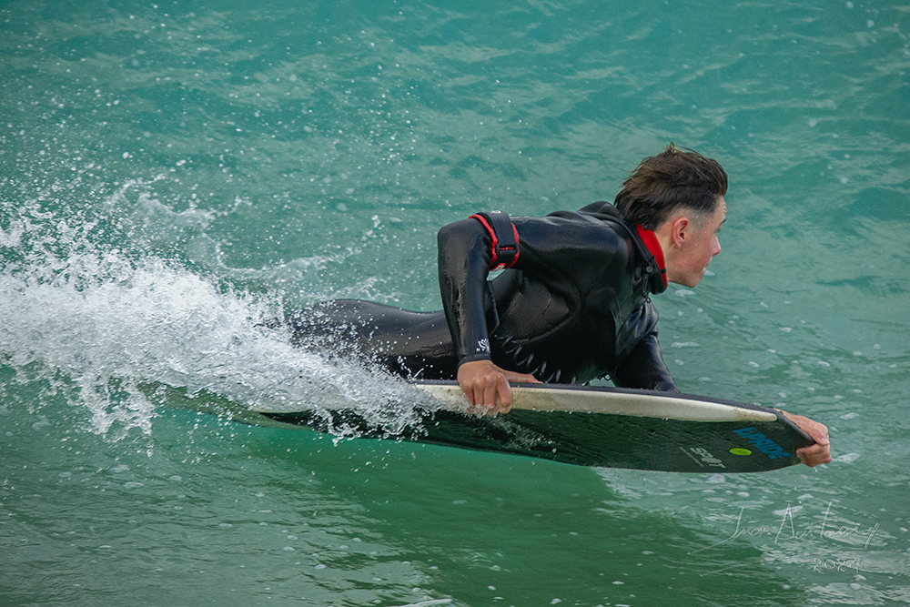 Divirtiéndos en Ondarreta, Playa de Ondarreta - Pikua