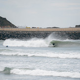 Tubed off the point, Lyall Bay