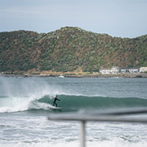 Trying to find the tube, Lyall Bay