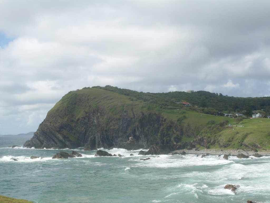 pebbble beach and headland, Crescent Head