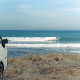 Leaning into it, Ning Nong Point and Reef