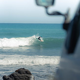 The left-hander lining up perfectly for multiple turns, Ning Nong Point and Reef