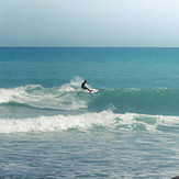 Spraying the lineup, Ning Nong Point and Reef