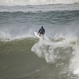 Surfeando en Zurriola, Playa de Gros