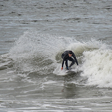 Surfeando en Zurriola, Playa de Gros