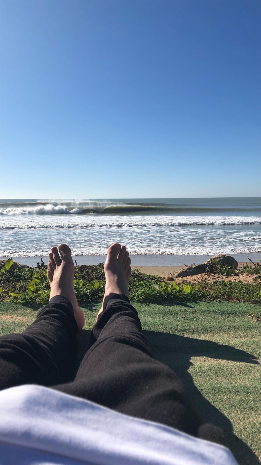 Dia memorable, Playa de Tres Piedras