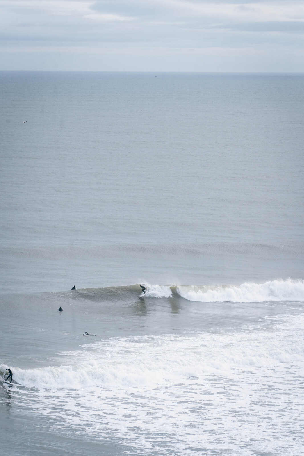 Charging the line, Pease Bay