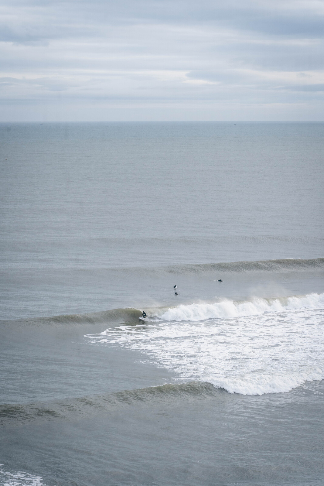 Charging the line, Pease Bay