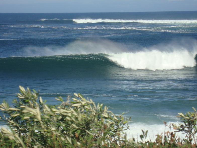 cape paterson channel surfing , going off !