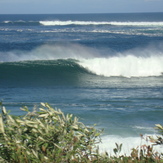 cape paterson channel surfing , going off !