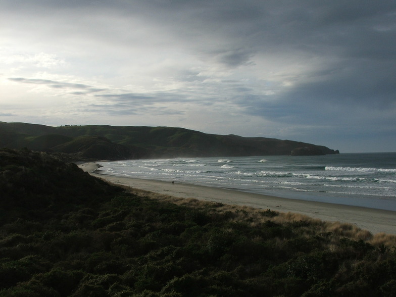 Looking to the SE, Otago Peninsula - Allans Beach