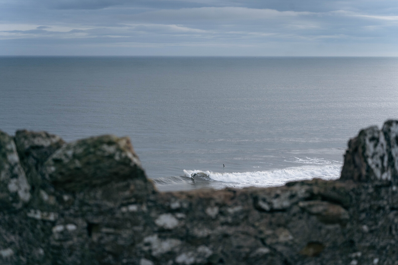 Carving the face, Pease Bay