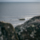 There were small caves to be found, Pease Bay