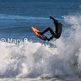 Winter surfing, Manasquan Inlet