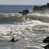 Winter surfing, Manasquan Inlet