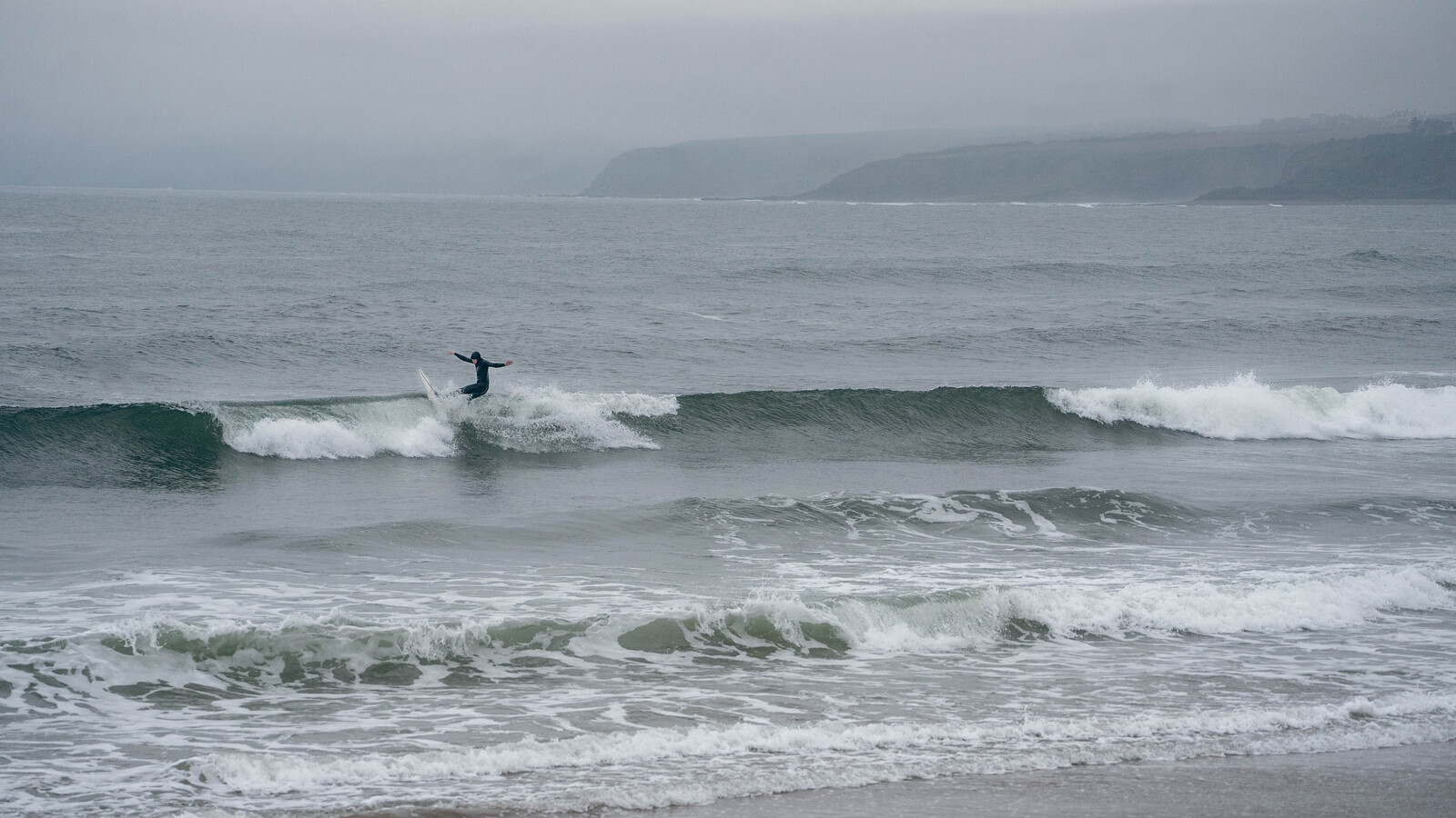 Finn smacking the lip, Pease Bay