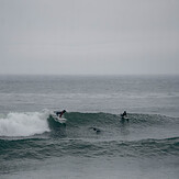 Groms on their second session of the day, Pease Bay