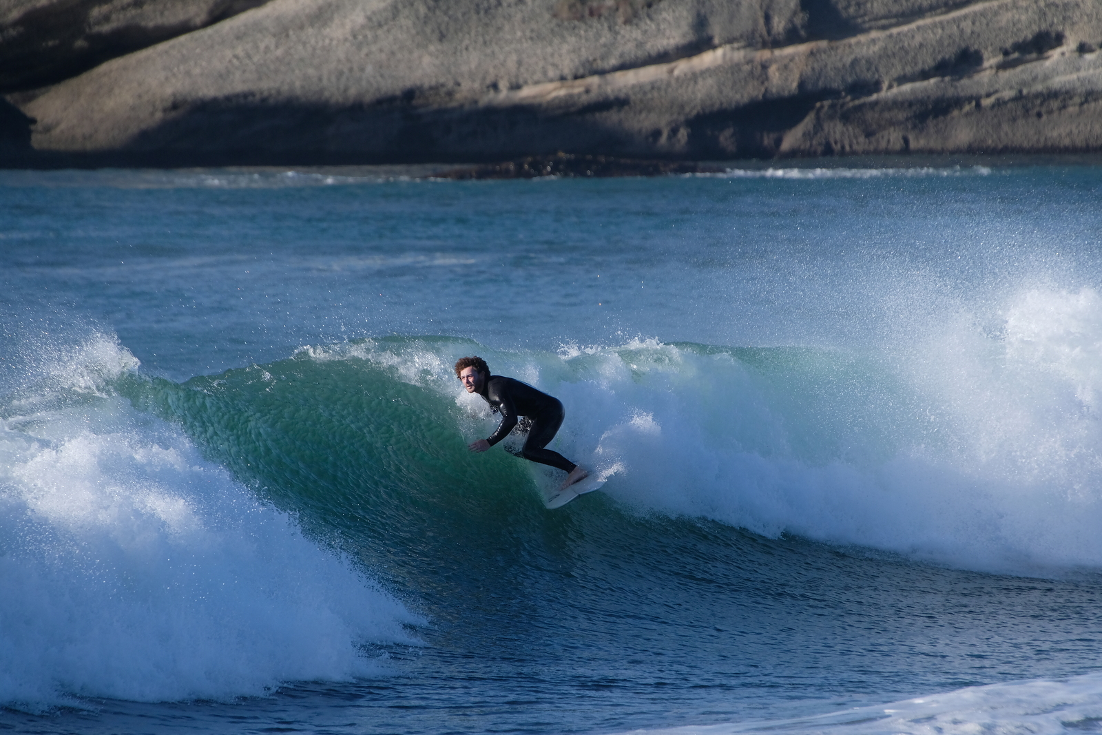 Offshore surf at Wharariki, Wharariki Beach