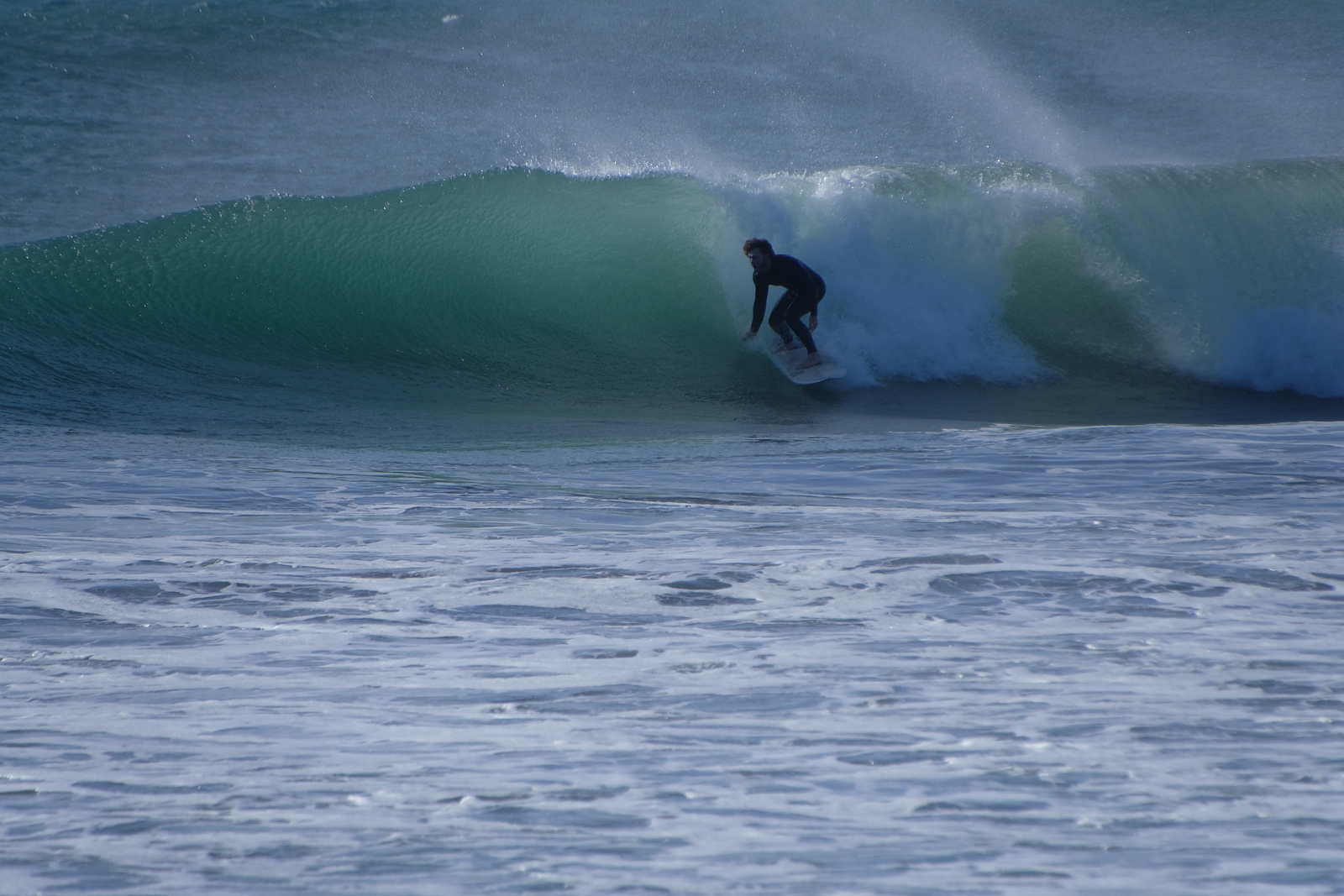 Offshore surf at Wharariki, Wharariki Beach