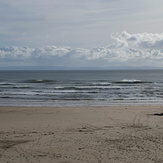 Surfing at Three Cliffs, Three Cliffs Bay
