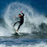 Surfer at Wanda Beach Cronulla NSW Australia