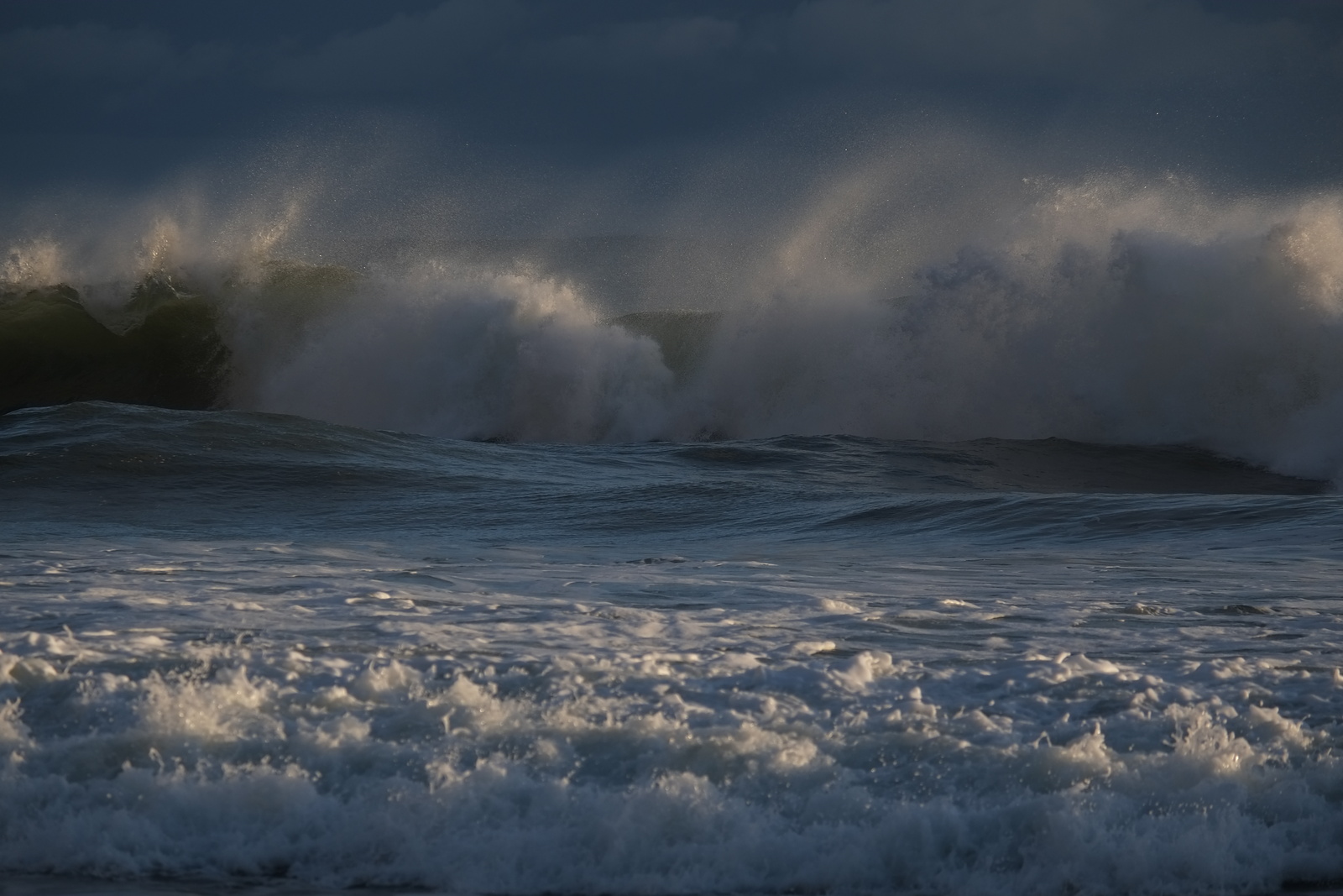 Hurricane Kirk swell at Mewslade, Mewslade Bay