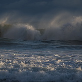 Hurricane Kirk swell at Mewslade, Mewslade Bay