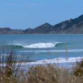Offshore surf at Tokomaru Bay