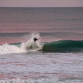 Evening glassy surf at Wainui Beach, Wainui Beach - Whales
