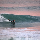 Evening glassy surf at Wainui Beach, Wainui Beach - Whales