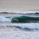 Evening glassy surf at Wainui Beach, Wainui Beach - Whales