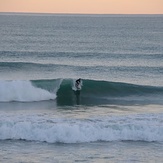 Evening glassy surf at Wainui Beach, Wainui Beach - Whales