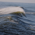 Perfect winter surf at Cobden Breakwater
