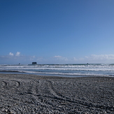 No takers on this glorious winter day, Point Elizabeth