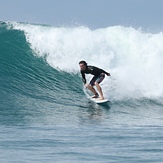 SERANGAN BEACH, Nine dining and resto has a good surf break