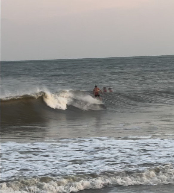 Hurricane Erin Wednesday afternoon, The Washout