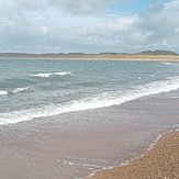 Best an hour before high tide as the waves come through with more vigour as they can now clear the incredible sandbar on Tramore main strand., Tramore Left