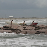 Day after tropical storm Don August 2011, Port Aransas