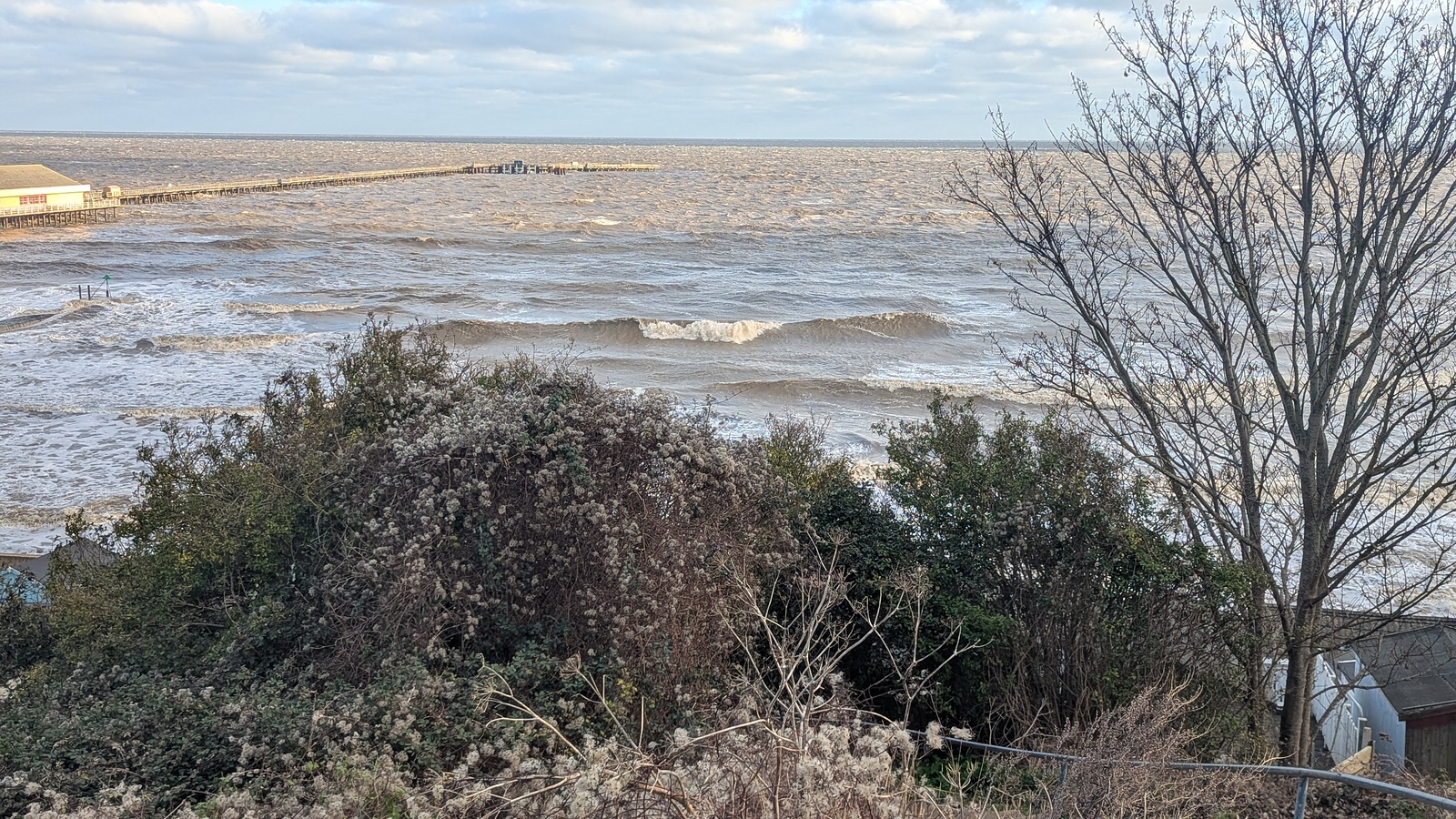 A fun Xmas Eve north-easterly!, Walton-On-The-Naze