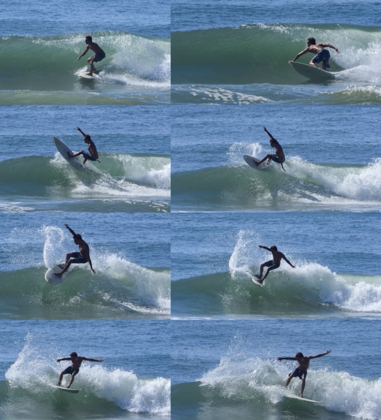 Surfer Bernardo Bidart - by Jaime Velho, Capao da Canoa