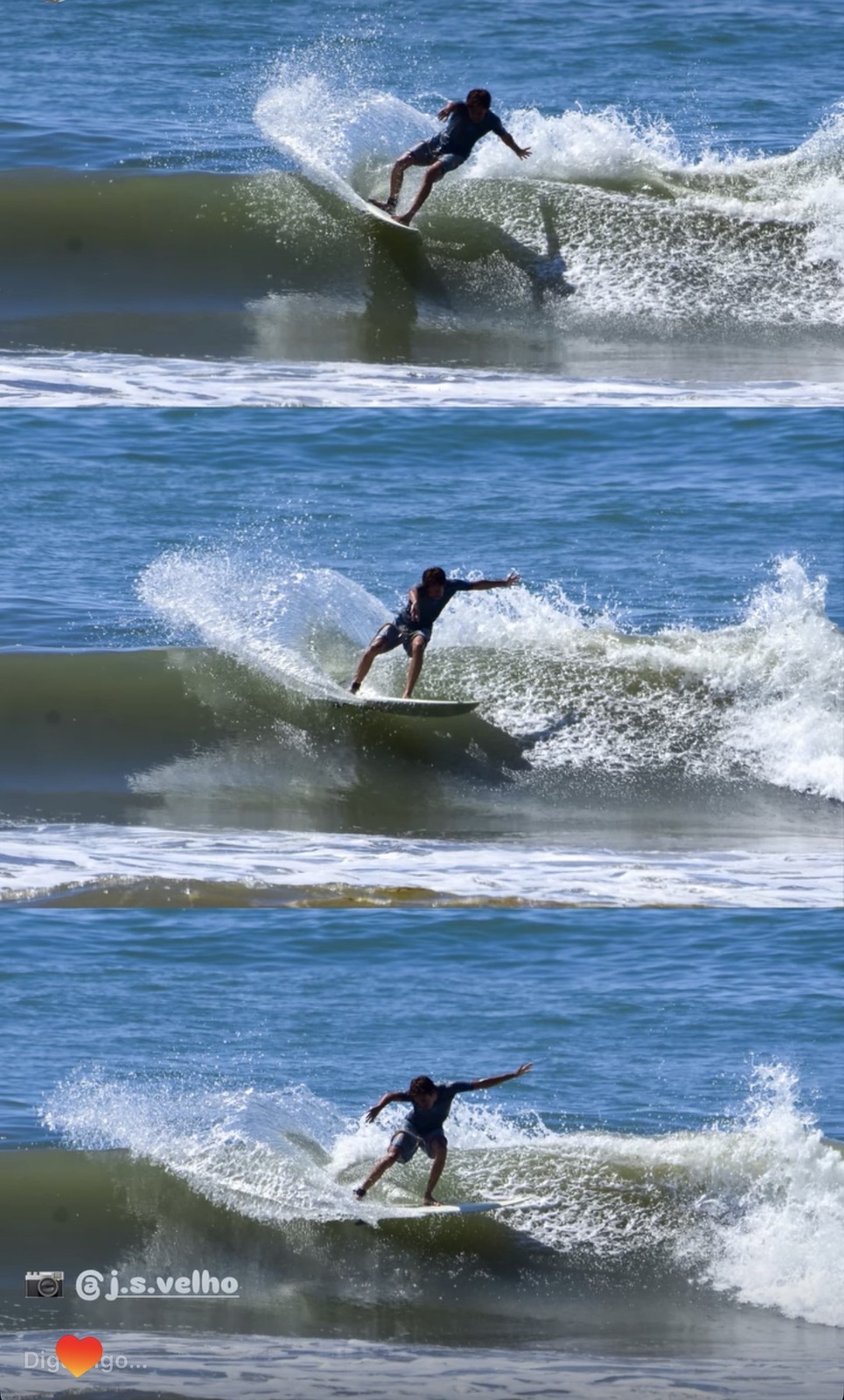 Surfer Bernardo Bidart - by Jaime Velho, Capao da Canoa
