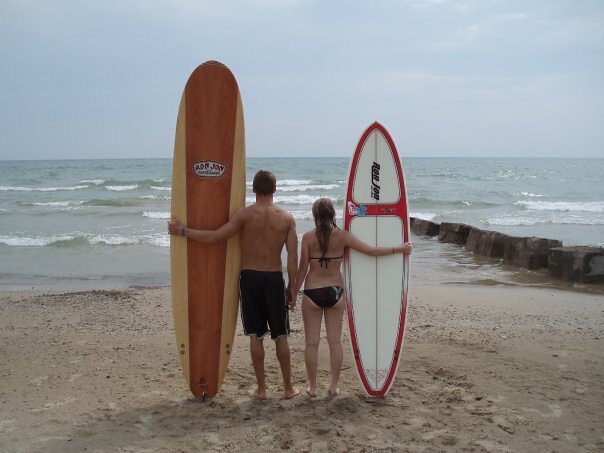 Teaching Boys How to Surf