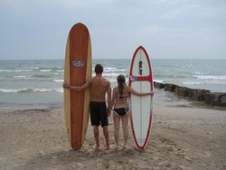 Teaching Boys How to Surf photo