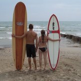 Teaching Boys How to Surf