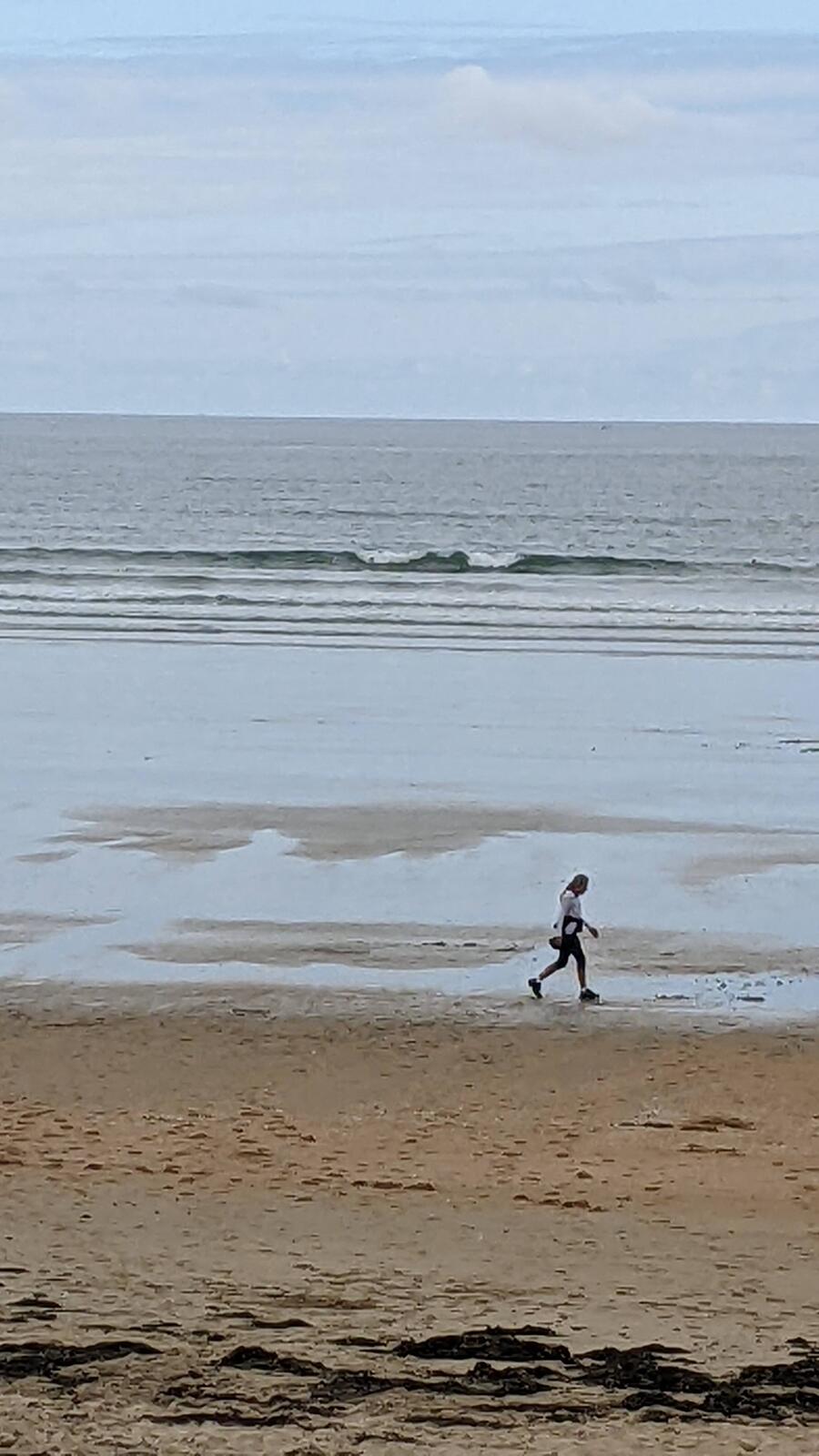 Clean 3-4ft swell at Sainte Barbe in late summer, Ste Barbe