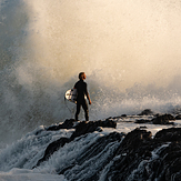 Unknown Surfer, Snapper Rocks