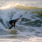 chilling in the surf, Wembury