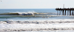 Morning after Hurricane Katia, Nags Head Pier photo