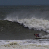 Hurricane Irene swell, St Augustine Beach Pier